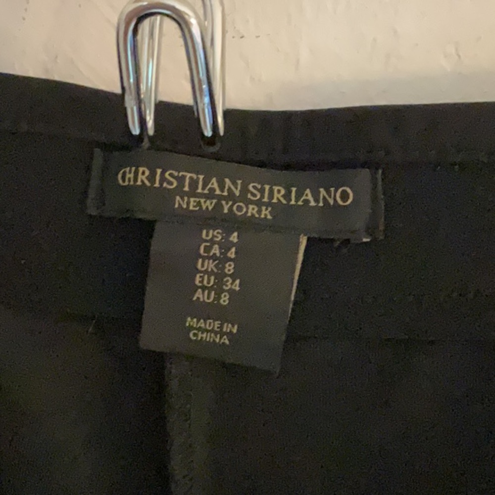 Christian Siriano Pull On Pant, Size 4, Black - Picture 7 of 8